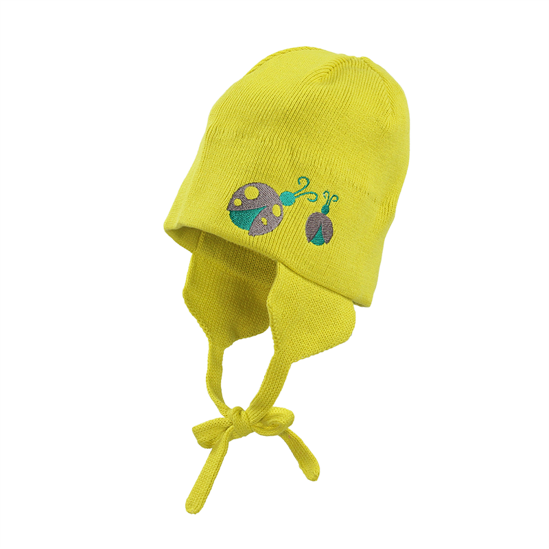 Megzta kepurė DOODY, geltona, M
