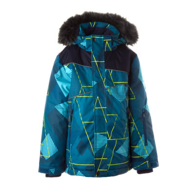 Petrol green (patterned)