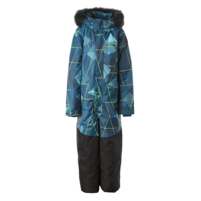 Petrol green (patterned)