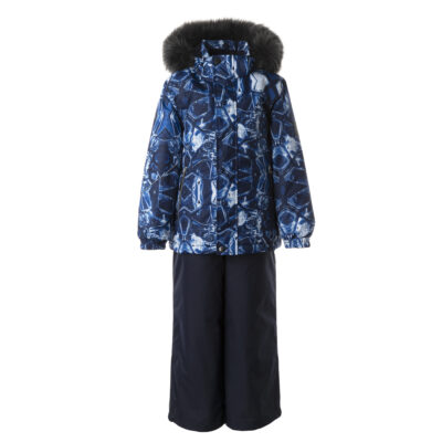 Dark blue (patterned)