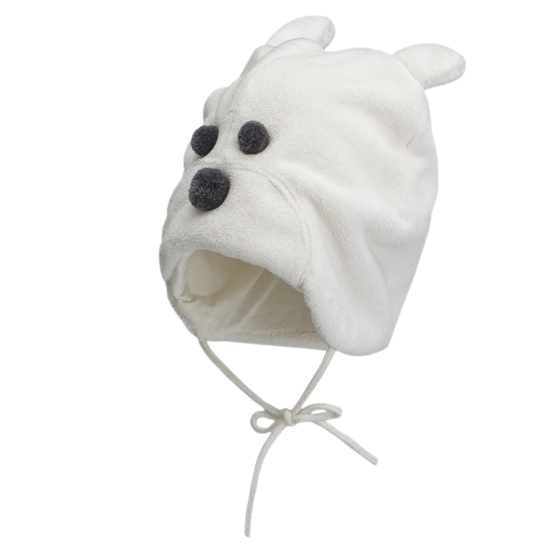 Flisinė kepurė BUDDY, balta, S