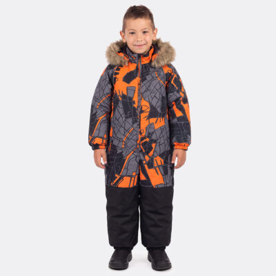 Bright orange (patterned)