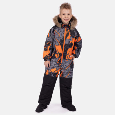 Bright orange (patterned)